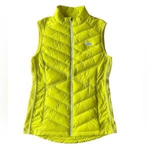 LPGA, Neon Yellow Puffer Vest Jacket